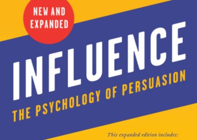 Influence Dr. Robert Cialdini book